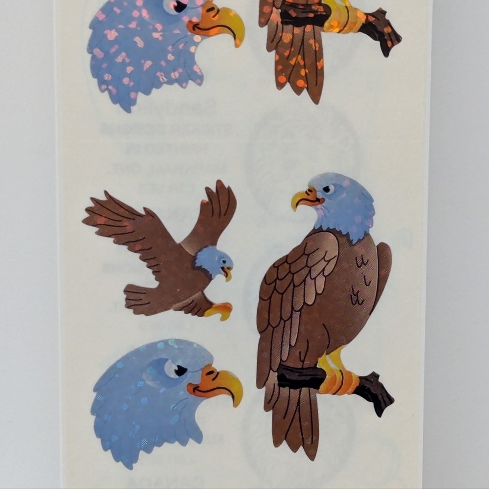 Sandylion Stickers Vintage Eagles Birds - Picture 2 of 4